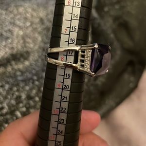 Size 8. Silver colored.